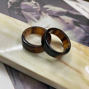 Buffalo Horn Band Ring For Women